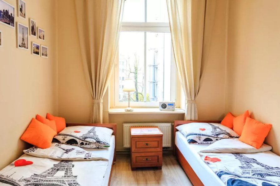 Beds in Babel Hostel in Wroclaw