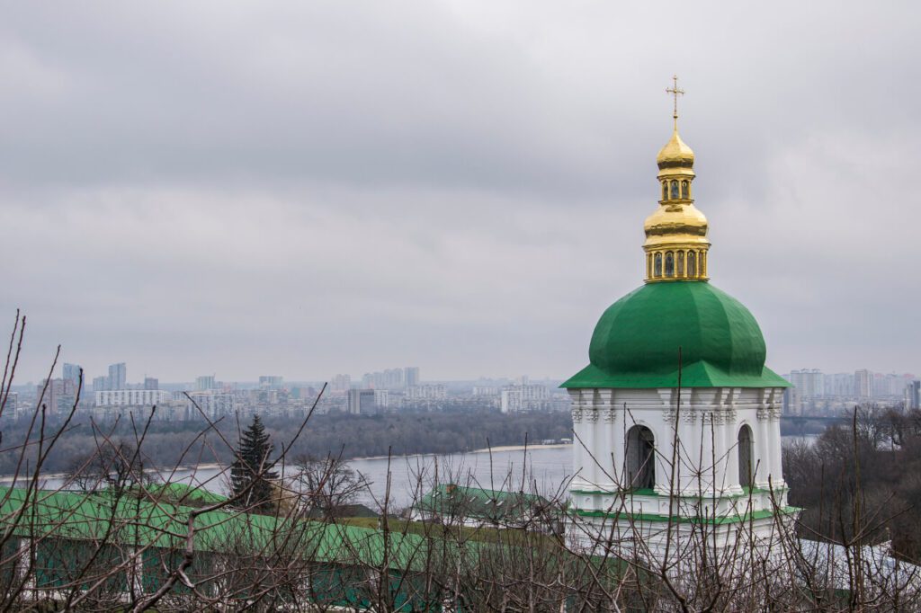 Kyiv Church of the Exaltation of the Cross Dnieper River