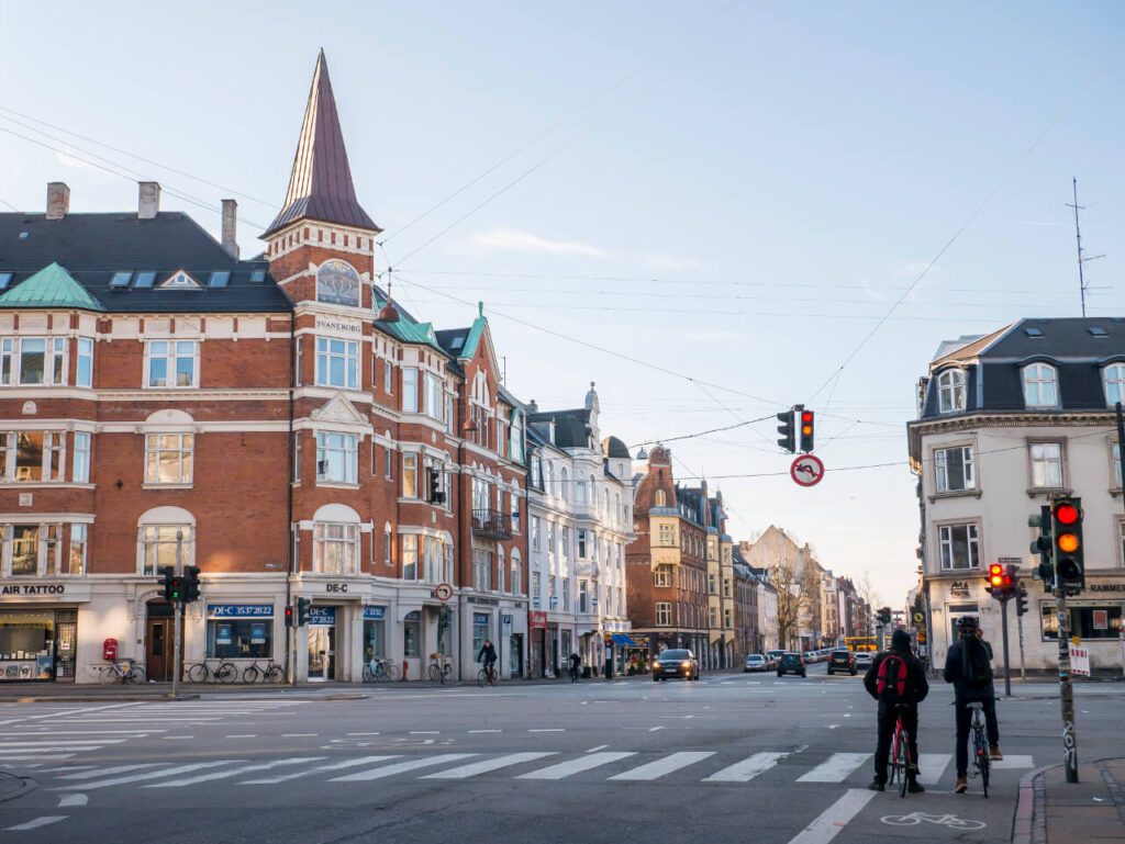 Street view in Copenhagen