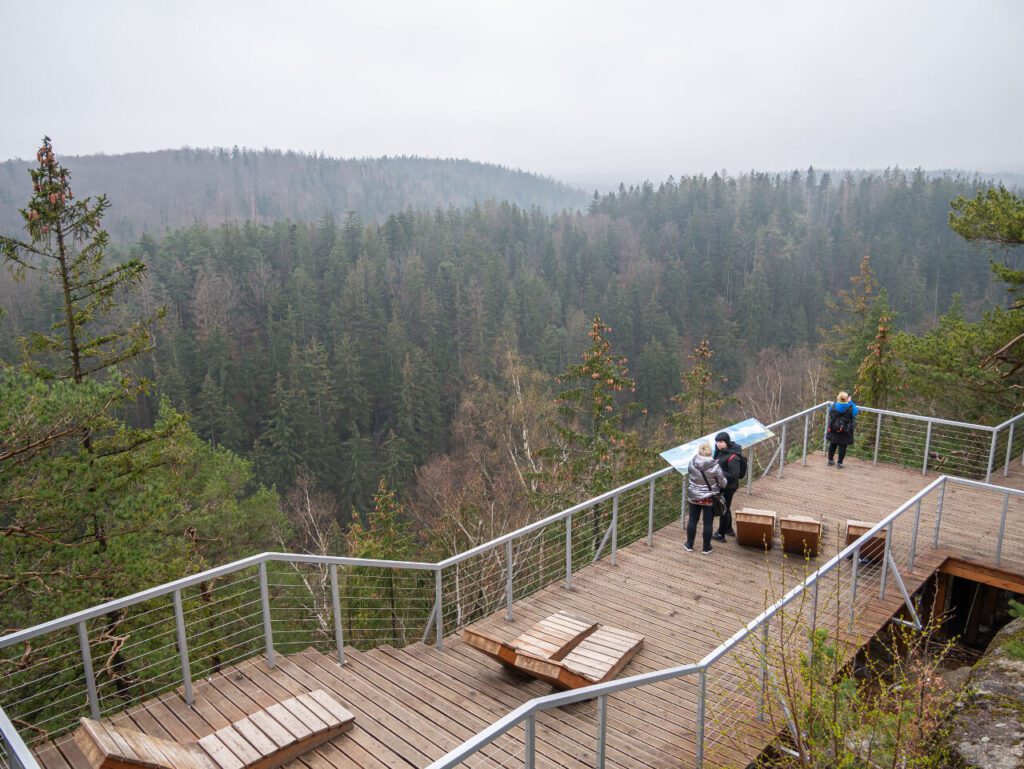 Giant Mountains Observation Point at Złoty Widok in Szklarska Poręba
