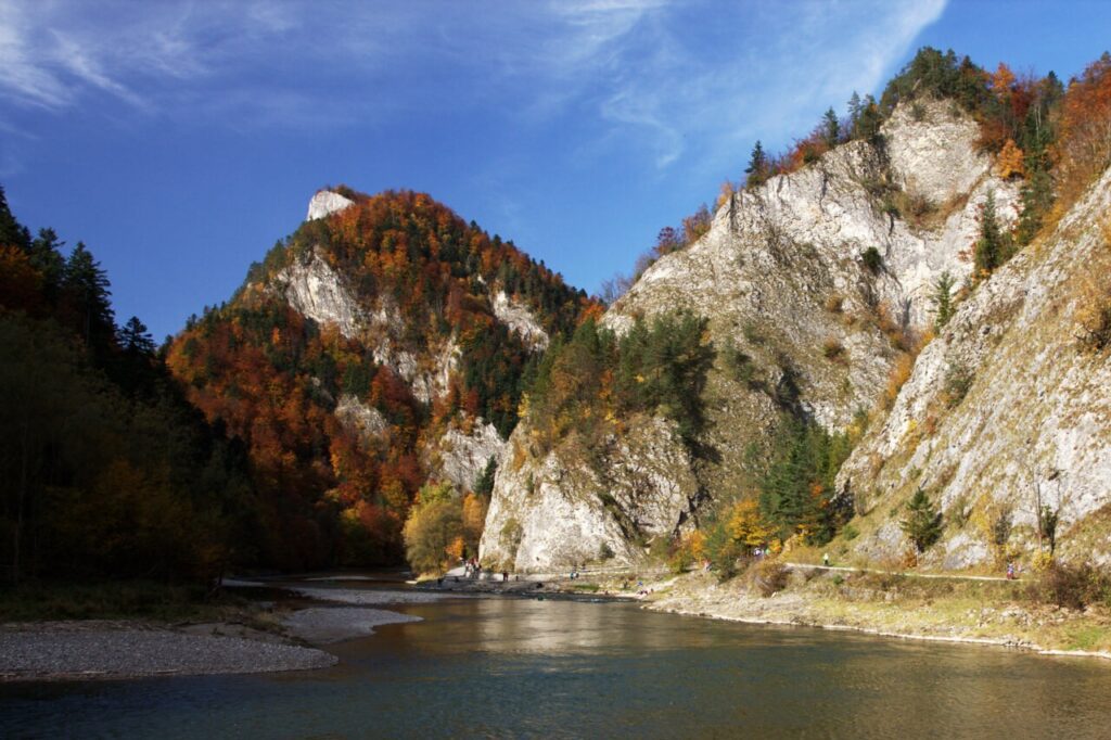 The Dunajec River in Pieniny Mountains