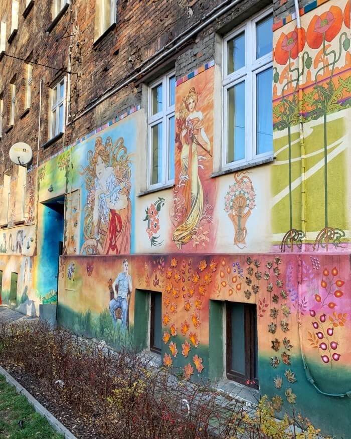 Poland Wroclaw Colourful Backyards